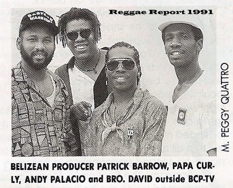 Caye Recording artists, Patrick Barrow, Pupa Curly, Andy Palacio, Bredda David
